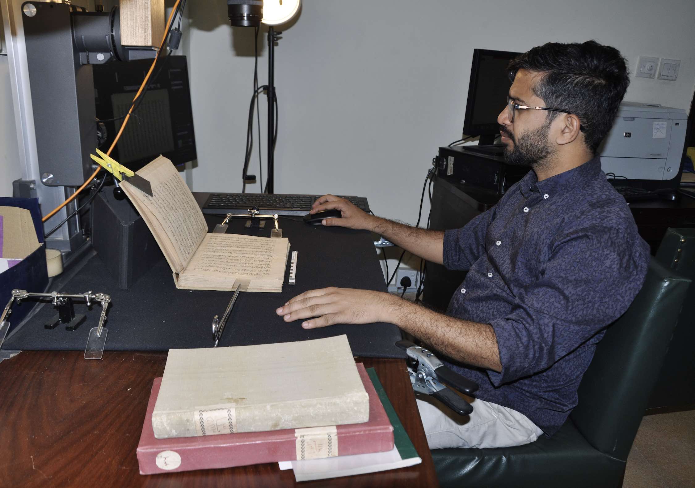 Tariq Ahmed, Head of digitization at Anjuman-e-Taraqqi-e Urdu Pakistan, Karachi