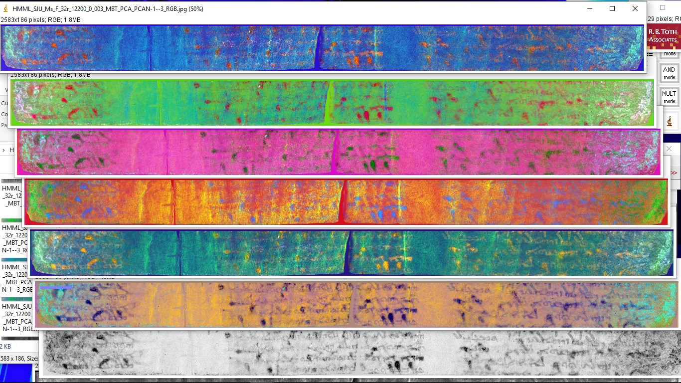Initial processing of XRF data